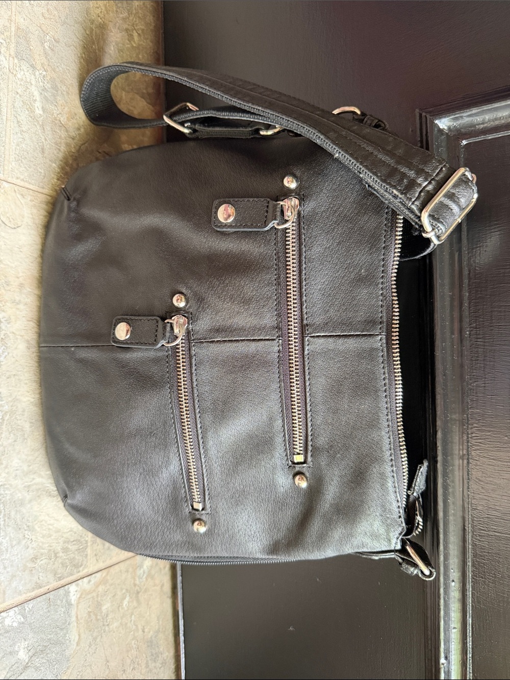 Gun Tote’n Mamas leather conceal carry Crossbody Bag